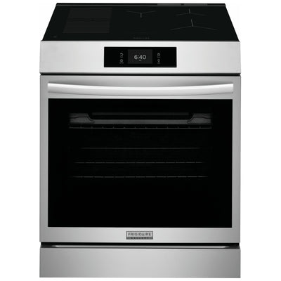 Frigidaire Gallery GCFI307CBF Induction Range, 6.2 cu. ft. Capacity, 30 inch Exterior Width, Convection, 5 Burners, Storage Drawer, Air Fry, Self Clean,