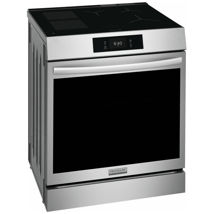 Frigidaire Gallery GCFI307CBF Induction Range, 6.2 cu. ft. Capacity, 30 inch Exterior Width, Convection, 5 Burners, Storage Drawer, Air Fry, Self Clean,