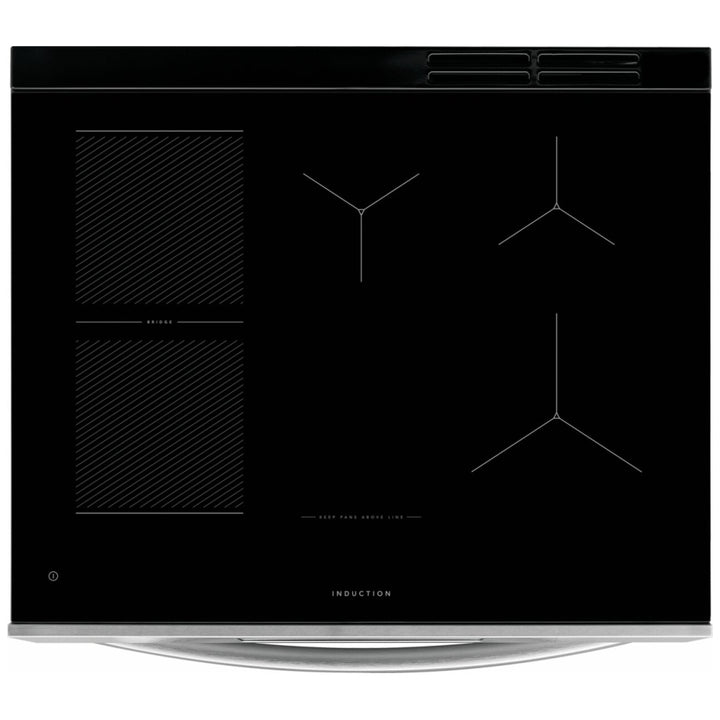 Frigidaire Gallery GCFI307CBF Induction Range, 6.2 cu. ft. Capacity, 30 inch Exterior Width, Convection, 5 Burners, Storage Drawer, Air Fry, Self Clean,