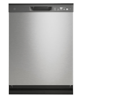 GE GDF510PSRSS / GDF511PGR5WW  Dishwasher, 24" Exterior Width, 59 dB Decibel Level, 4 Wash Cycles, 2 Loading Racks, Stainless Steel colour