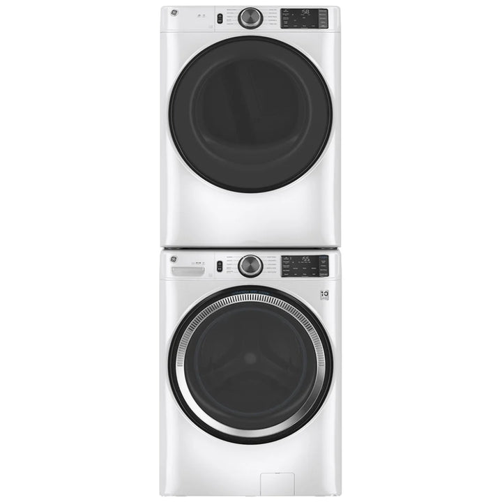 GE GFD55ESMNWW Electric Dryer, 28 inch Width, 7.8 cu. ft. Capacity, 5 Temperature bled, White color