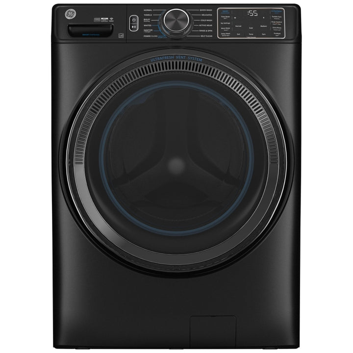 GE GFW655SPVDS Front Load Washer, 28 inch Width, 5.8 cu. ft. Washer Capacity, 1,300 RPM Washer Spin Speed, 12 Wash Cycles, 5 Temperature Settings, Steam Clean, ENERGY STAR Certified, Wifi Enabled, Graphite colour