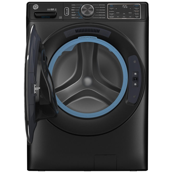 GE GFW655SPVDS Front Load Washer, 28 inch Width, 5.8 cu. ft. Washer Capacity, 1,300 RPM Washer Spin Speed, 12 Wash Cycles, 5 Temperature Settings, Steam Clean, ENERGY STAR Certified, Wifi Enabled, Graphite colour