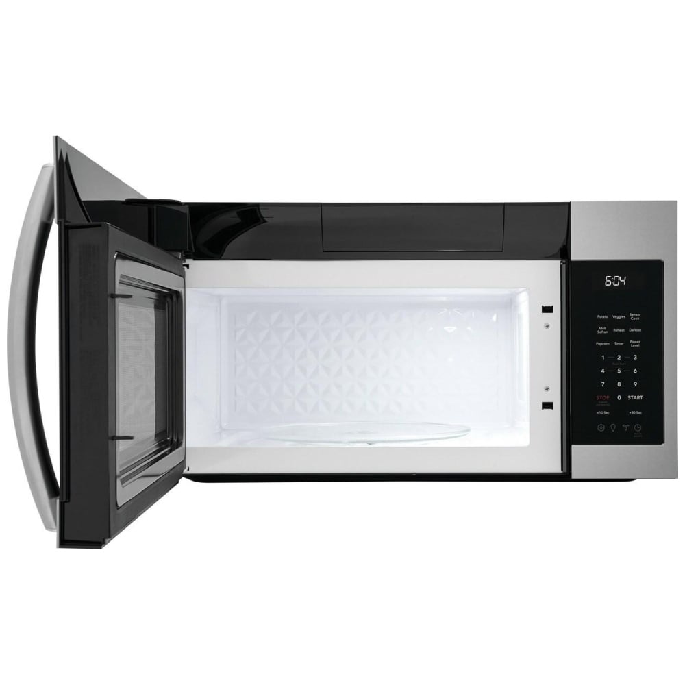 Frigidaire Gallery GMOS1962AF Over the Range Microwave, 30 inch Exterior Width, 1.8 cu. ft. Capacity, 400 CFM, 1,000 W Watts, LED, Stainless Steel color