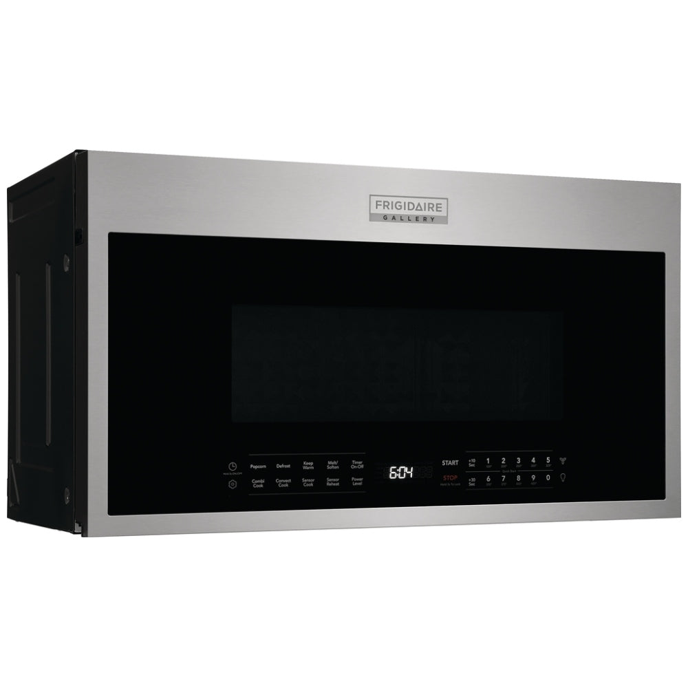 Frigidaire Gallery GMOS196CAF Over the Range Microwave, 30 inch Exterior Width, 1.9 cu. ft. Capacity, 400 CFM, Convection, 900 W Watts, Stainless Steel Interior, LED, Stainless Steel colour