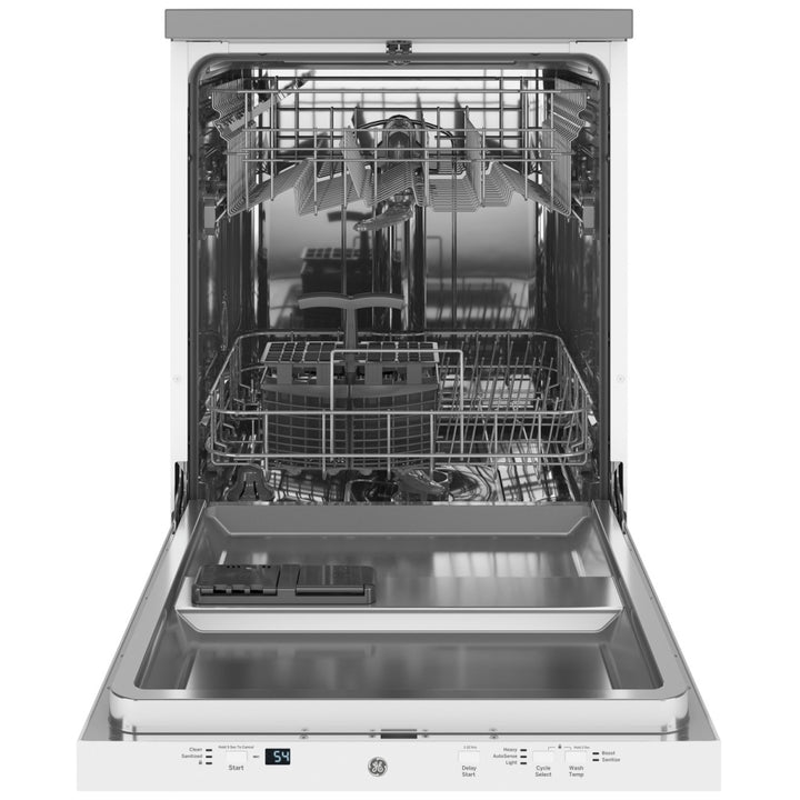 GE 23.62'' 58dB Portable Dishwasher (GPT225SGLWW) - White
