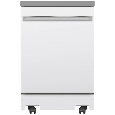 GE 23.62'' 58dB Portable Dishwasher (GPT225SGLWW) - White
