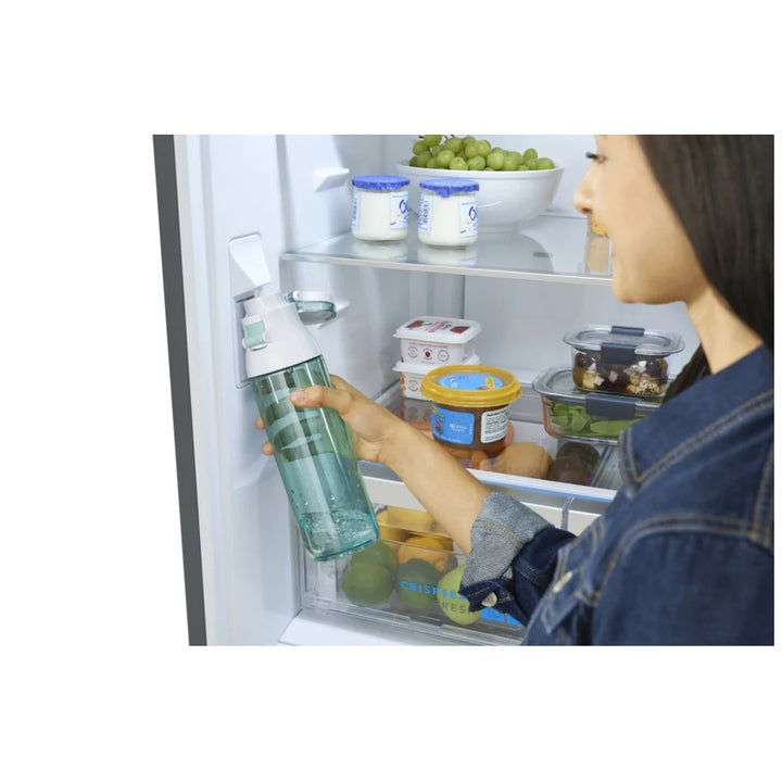 Frigidaire Gallery GRBN2012AF Bottom Freezer Refrigerator, 30 inch Width, ENERGY STAR Certified, Ice Dispenser (Freezer Located), 20 cu. ft. Capacity, Water Dispenser (Interior), Stainless Steel color