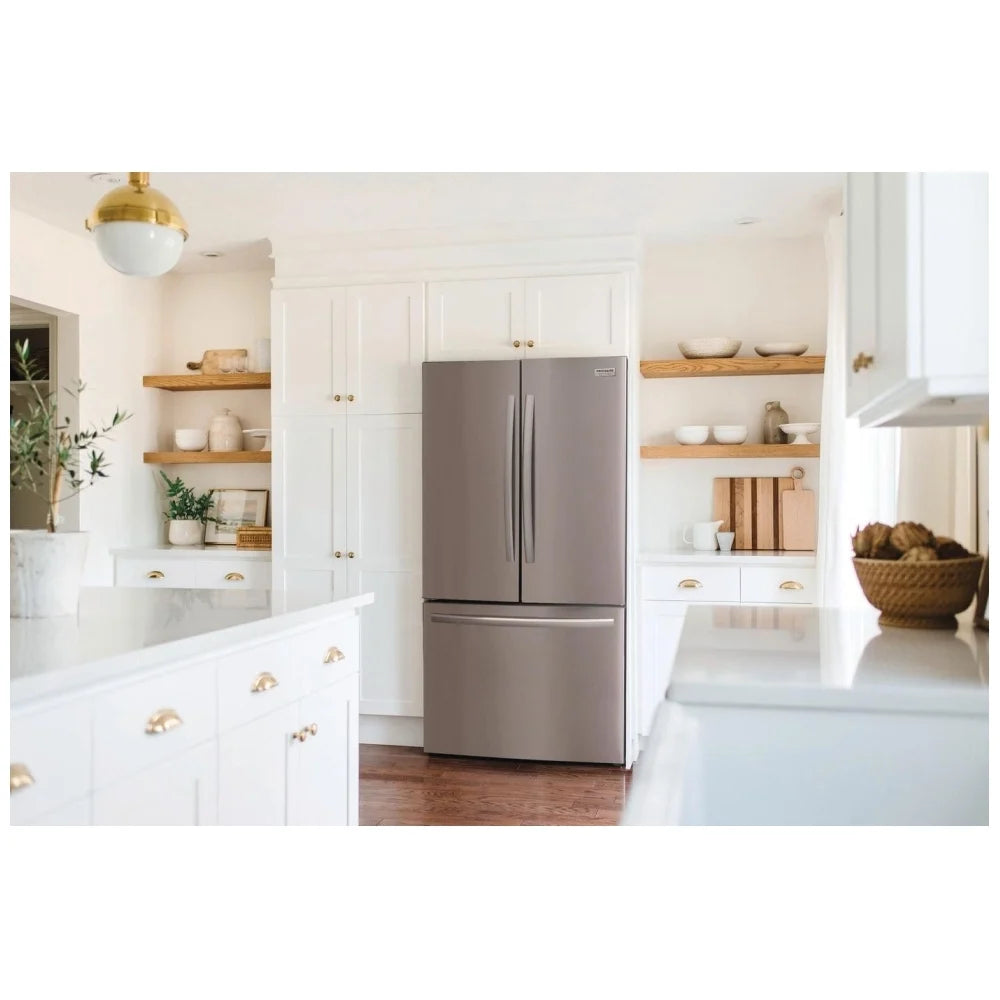 Frigidaire Gallery GRFG2353AF Counter Depth French Door Refrigerator, 36 inch Width, ENERGY STAR Certified, 23.3 cu. ft. Capacity, Counter Depth, Water Dispenser (Interior), Ice Dispenser (Freezer Located), Stainless Steel color