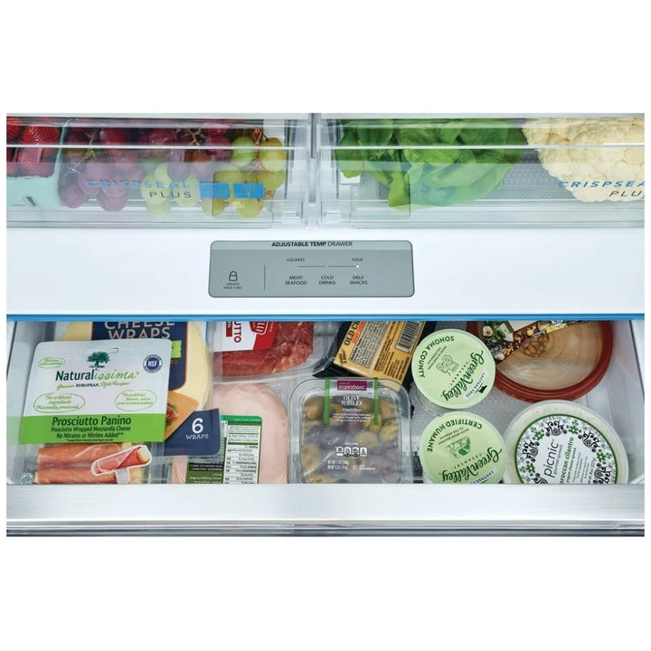 Frigidaire Gallery GRFG2353AF Counter Depth French Door Refrigerator, 36 inch Width, ENERGY STAR Certified, 23.3 cu. ft. Capacity, Counter Depth, Water Dispenser (Interior), Ice Dispenser (Freezer Located), Stainless Steel color