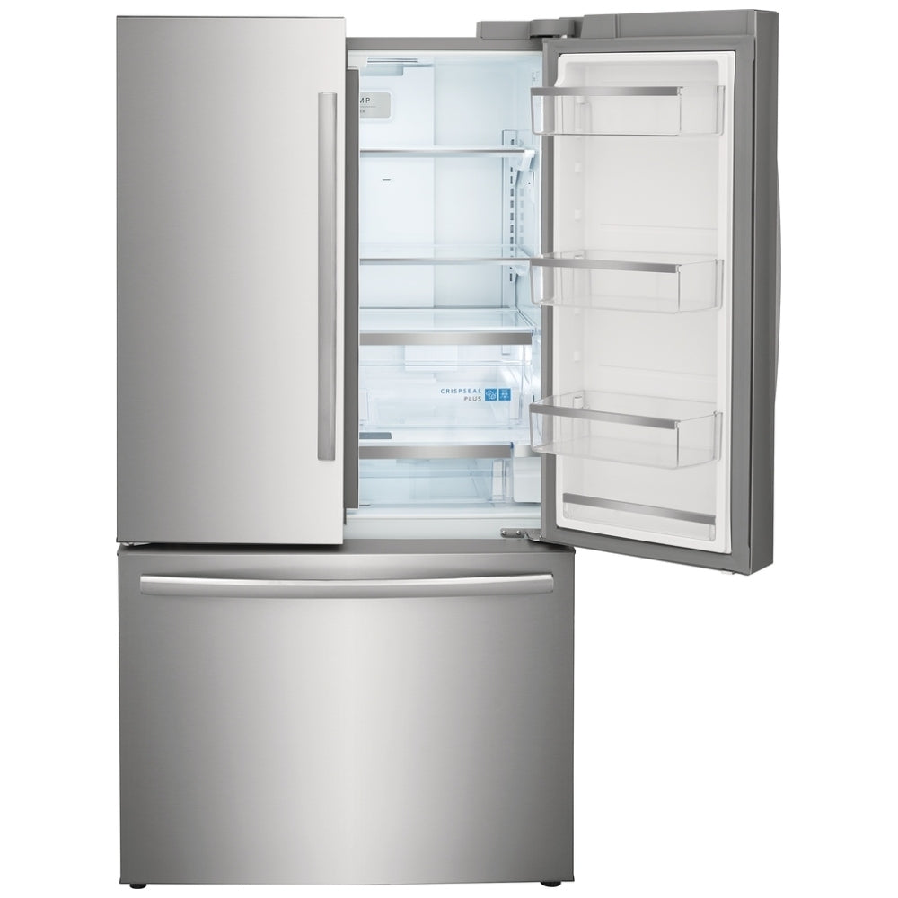 Frigidaire Gallery GRFG2353AF French Door Refrigerator, 36 inch Width, 23.3 cu. ft. Capacity, Counter Depth, Water Dispenser (Interior), Ice Dispenser (Freezer Located), ENERGY STAR Certified, Stainless Steel colour