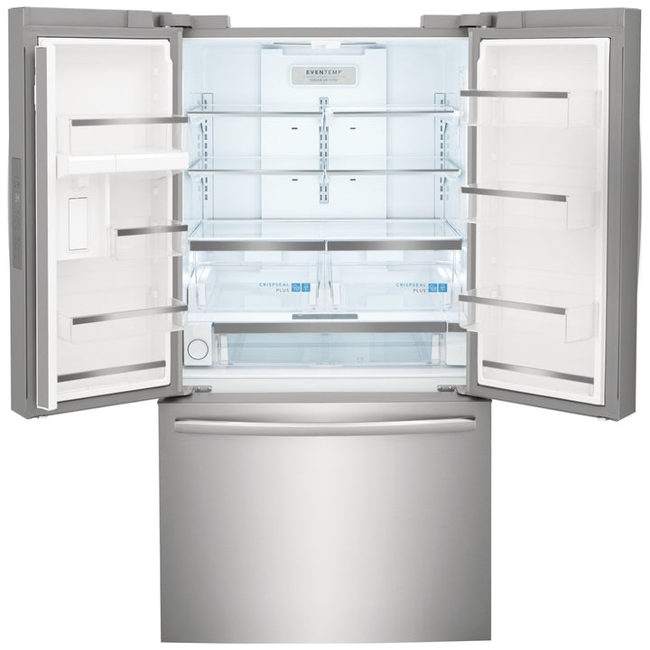 Frigidaire Gallery GRFG2353AF French Door Refrigerator, 36 inch Width, 23.3 cu. ft. Capacity, Counter Depth, Water Dispenser (Interior), Ice Dispenser (Freezer Located), ENERGY STAR Certified, Stainless Steel colour