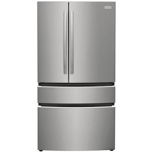 Frigidaire Gallery GRMG2272CF Counter Depth French Door Refrigerator, 36 inch Width, ENERGY STAR Certified, 22.1 cu. ft. Capacity, Counter Depth, Water Dispenser (Interior), Ice Dispenser (Freezer Located), Stainless Steel color