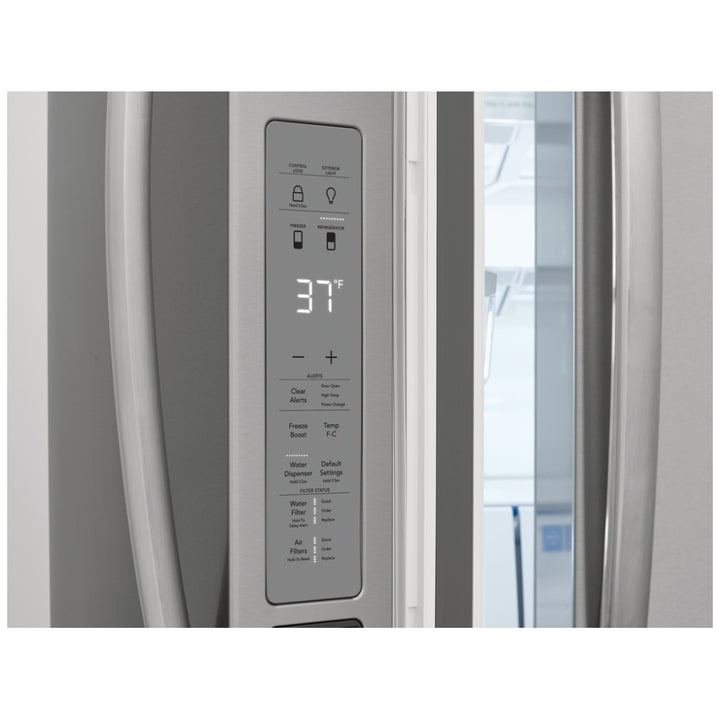 Frigidaire Gallery GRMN2872AF French Door Refrigerator, 36 inch Width, ENERGY STAR Certified, 27.2 cu. ft. Capacity, Water Dispenser (Interior), Ice Dispenser, Stainless Steel colour