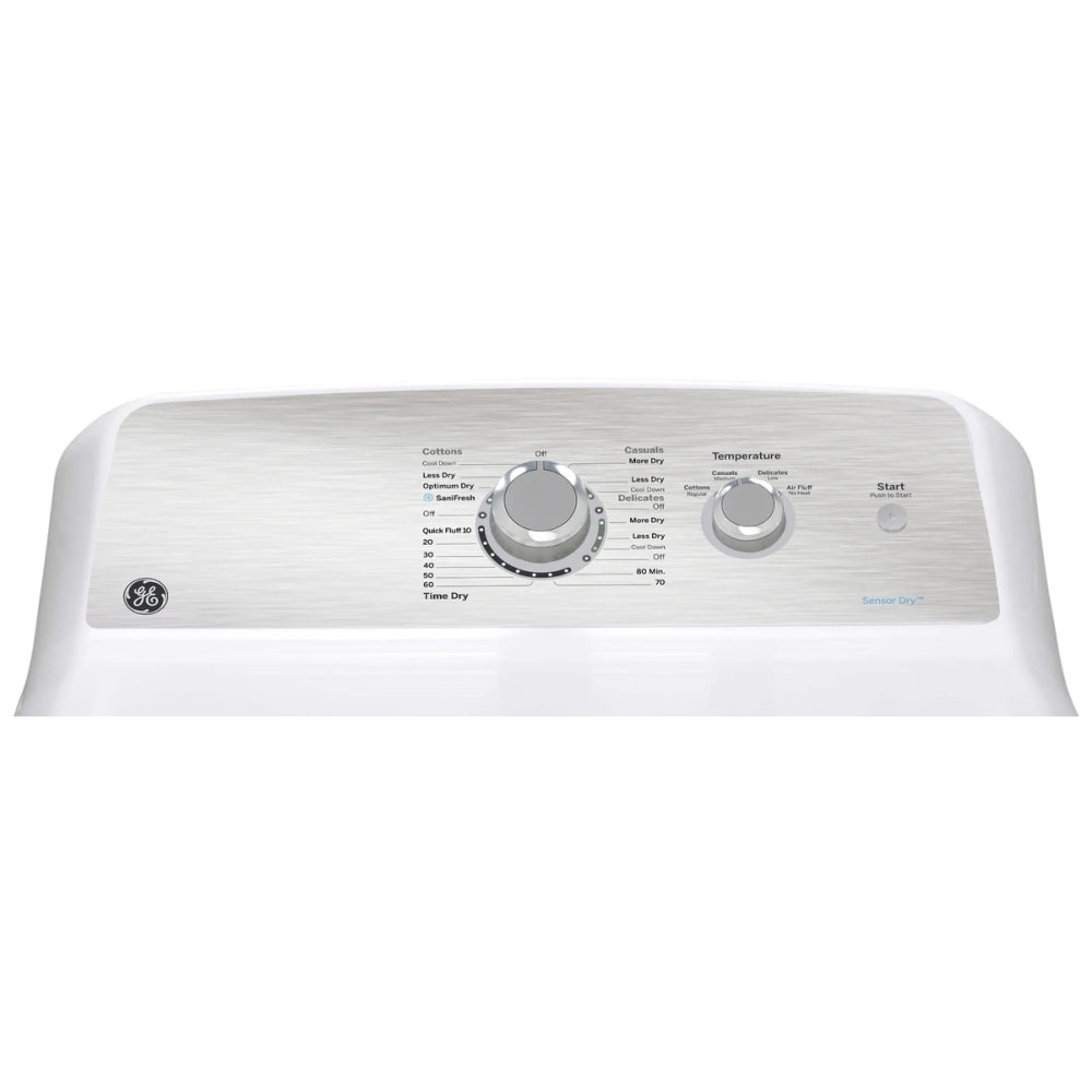 GE 7.2 Cu. Ft. Electric Dryer (GTD40EBMRWS) - White