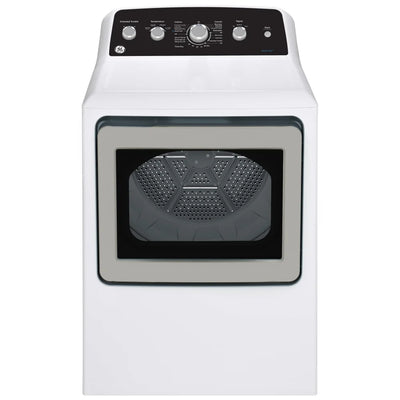 GE GTD49GBMRWS Gas Dryer, 7.2 cu. ft. Dryer Capacity, 7 Dry Cycles, 4 Temperature Settings, Vented, White colour