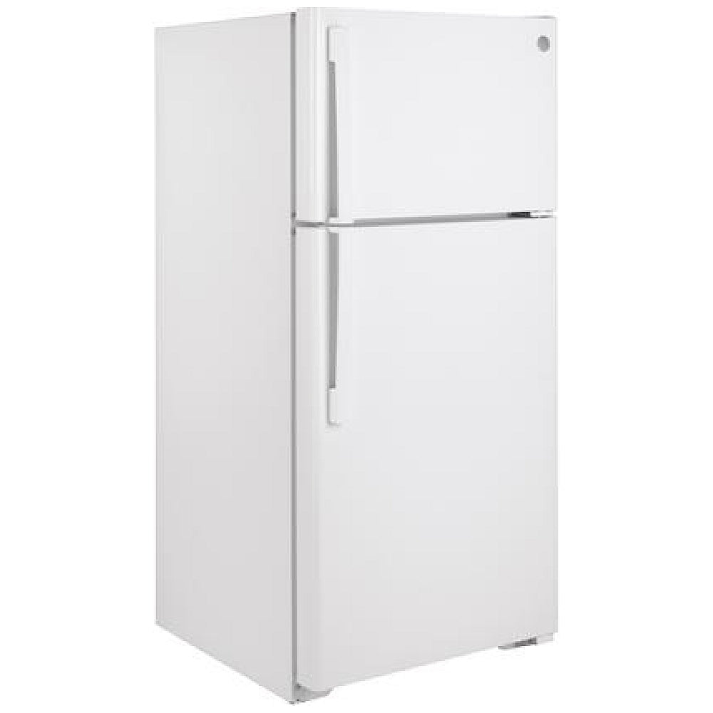 GE (GTE16DTNRWW) Top Freezer Refrigerator, 28" Width, ENERGY STAR Certified, White colour