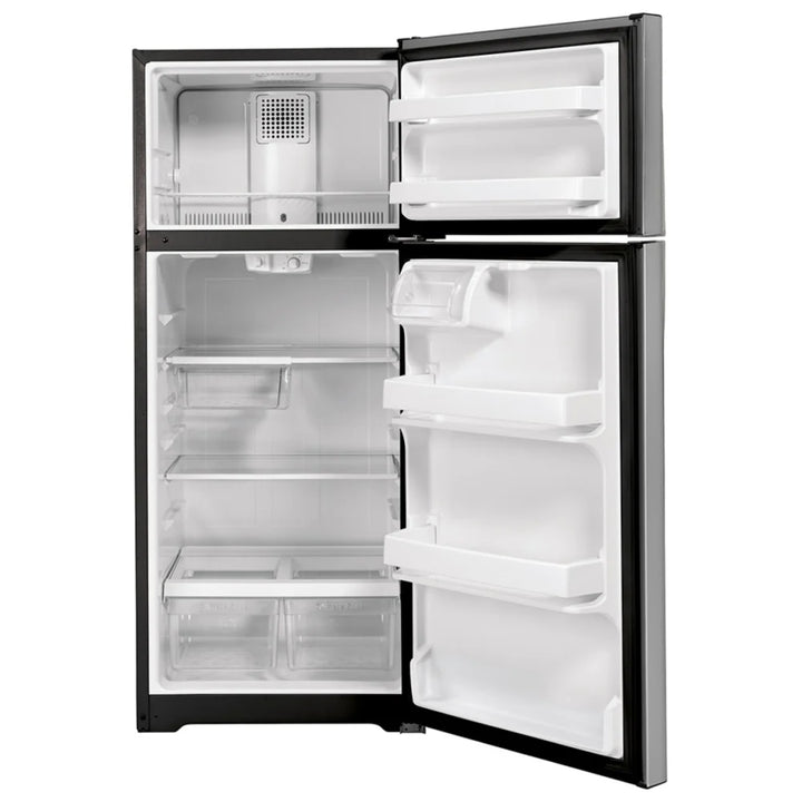 GE GTE17GSNRSS Top Freezer Refrigerator, 28 inch Width, ENERGY STAR Certified, Stainless Steel colour