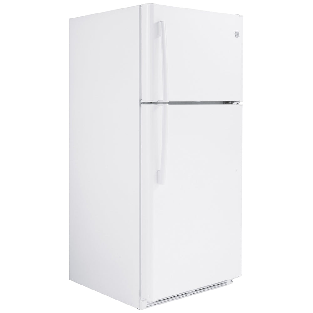 GE GTS18FTLKWW Top Freezer Refrigerator, 30 inch Width, 18.0 cu. ft. Capacity, White colour