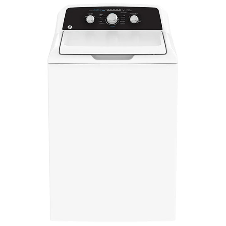 GE GTW334BMRWS Top Load Washer, 4.4 cu. ft. Washer Capacity, 12 Wash Cycles, 6 Temperature Settings, 800 RPM Washer Spin Speed, Agitator, White color