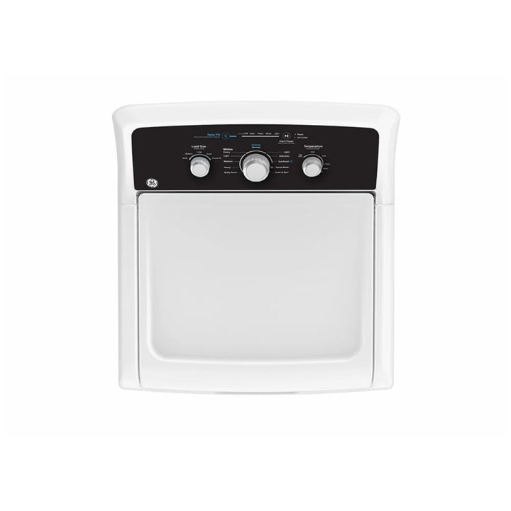 GE GTW334BMRWS Top Load Washer, 4.4 cu. ft. Washer Capacity, 12 Wash Cycles, 6 Temperature Settings, 800 RPM Washer Spin Speed, Agitator, White color