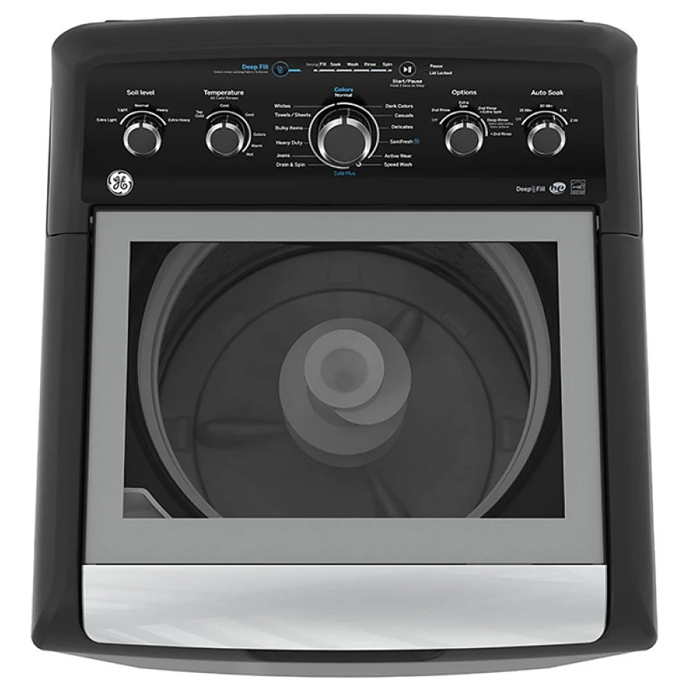 GE 4.9 Cu. Ft. Top Load Washer Diamond Grey- (GTW491BMRDG)