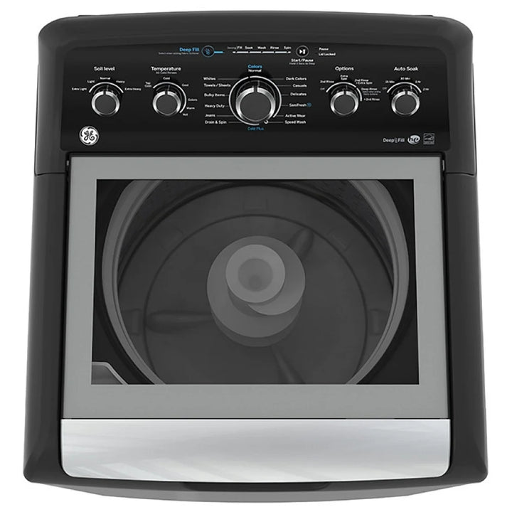 GE 4.9 Cu. Ft. Top Load Washer Diamond Grey- (GTW491BMRDG)