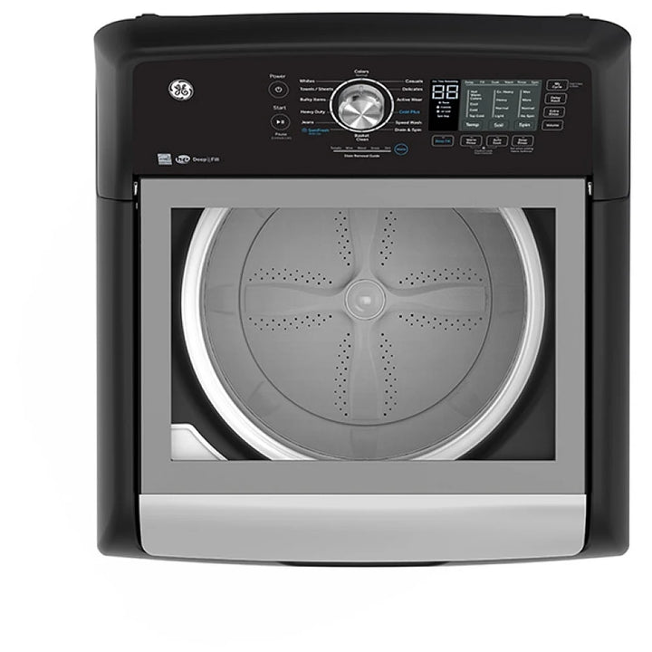 GE GTW681BMRDG Top Load Washer, 27 inch Width, 5.3 cu. ft. Washer Capacity, 800 RPM Washer Spin Speed, 14 Wash Cycles, 6 Temperature Settings