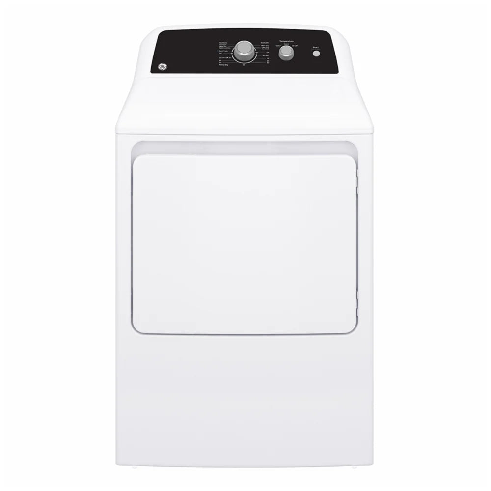 GE GTX34EBMRWS Electric Dryer, 6.2 cu. ft. Dryer Capacity, 13 Dry Cycles, Vented, White colour Category: Electric Dryers