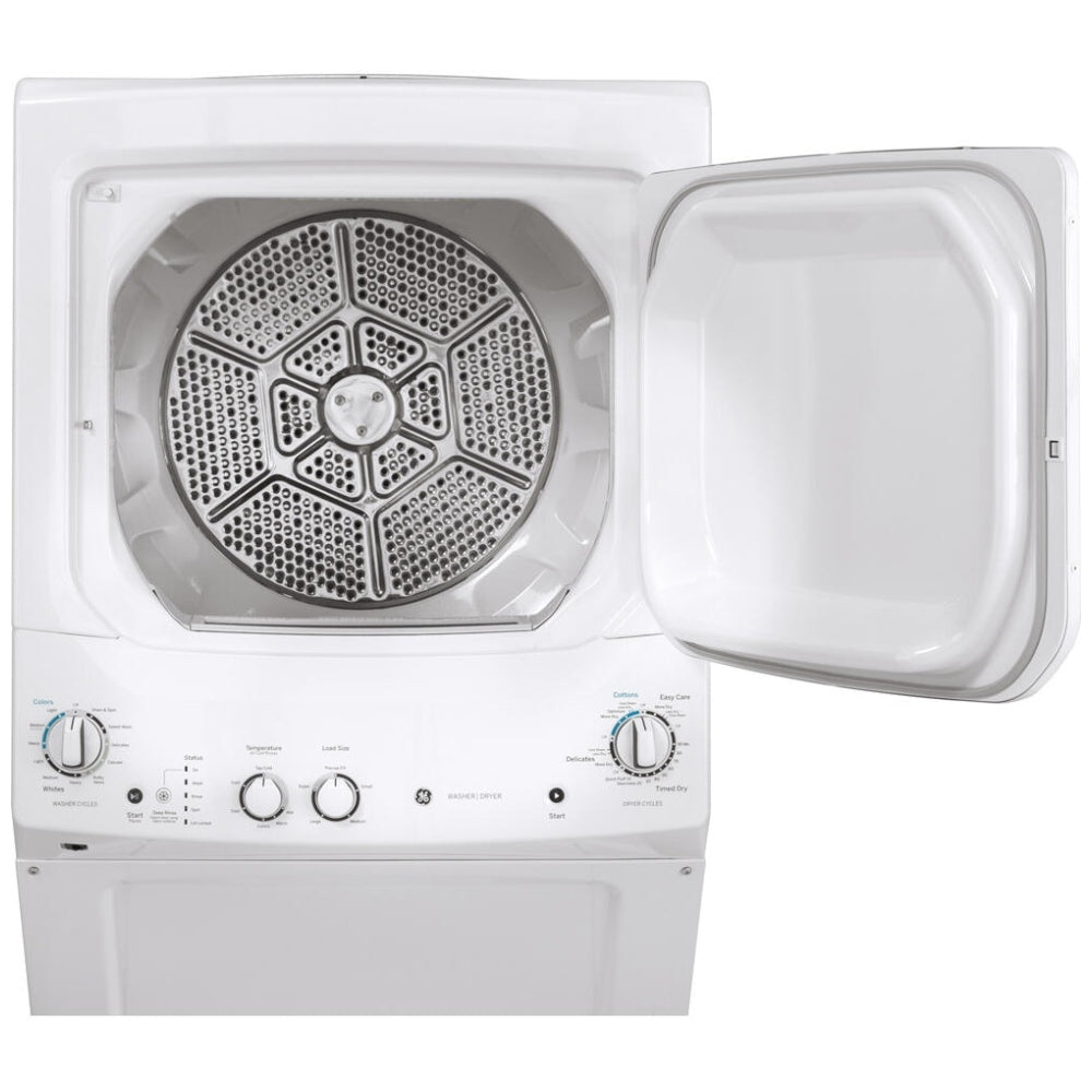 GE GUD24GSSMWW 24 inch Width Washer & Dryer Set, White colour Washer: 11 Wash Cycles