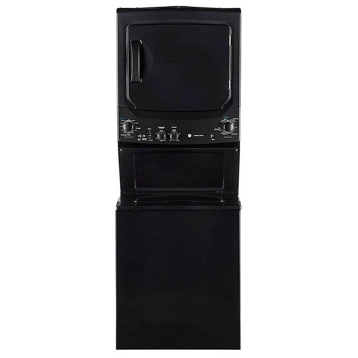 GE GUD37ESMMDG Laundry Center, 27" Width, 5.9 Cu. Ft. Capacity (Dryers), Electric, 27" Exterior Width, Capacity, 11 Wash Cycles, 800 RPM Washer Spin Speed, 4.4 Washer Capacity, Diamond Grey colour Contains Agitator RF