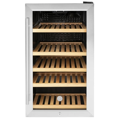 GE GVS04BQNSS Compact Beverage Center, 19 inch Width, 4.1 cu. ft. Capacity, Stainless Steel colour