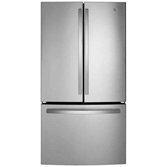 GE GWE22JYMFS French Door Refrigerator, 36 inch Width, ENERGY STAR Certified, Counter Depth, 21.9 cu. ft. Capacity, S color