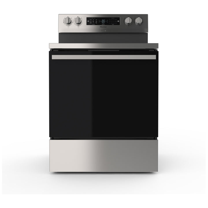 Hisense HBE3502CAS Electric Range, 5.8 cu. ft. Capacity, 30 inch Exterior Width, True Convection, 5 Burners, Storage Drawer, Yes, Manual Clean, 3,300 W Highest Element, Stainless Steel colour