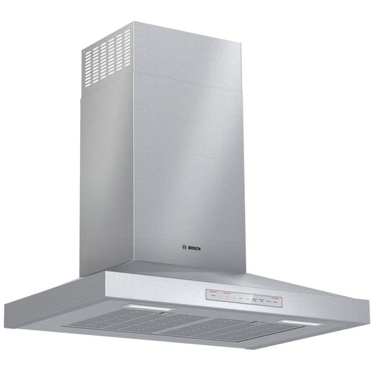 Bosch 500 Series HCP50652UC Range Hood, 30 inch Exterior Width, 600 CFM, Halogen , Aluminum Mesh Filter, Stainless Steel color Blower Included