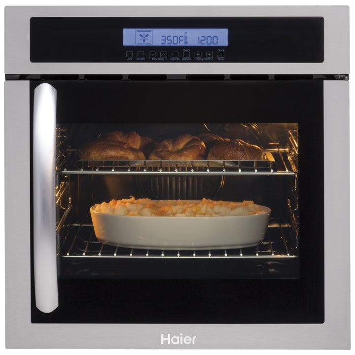 Haier HCW225RAES Single Wall Oven, 24" Exterior Width, Convection, 2.0 cu. ft REFURISHED