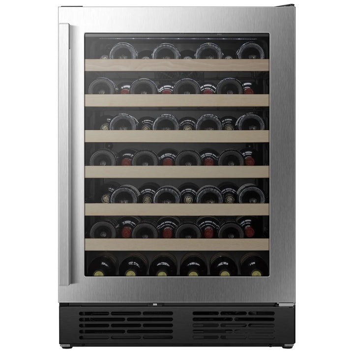 Hisense HWS054N6SS Wine Cooler Under Counter Wine Refrigeration, 24 inch Width, ENERGY STAR Certified, 5.4 cu. ft. Capacity, 54 Wine Bottle Capacity, Stainless Steel colour Built-in or Freestanding