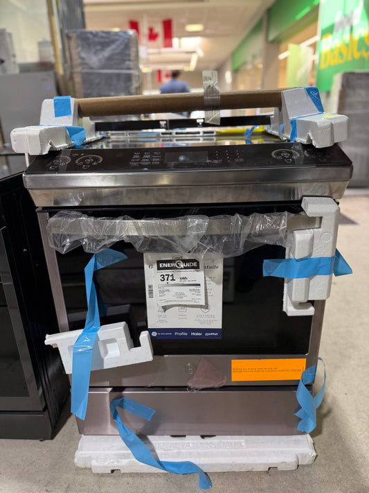 GE PROFILE 30" SLIDE-IN SELF-CLEAN ELECTRIC INDUCTION RANGE WITH WIFI STAINLESS STEEL - PCHS920YMFS