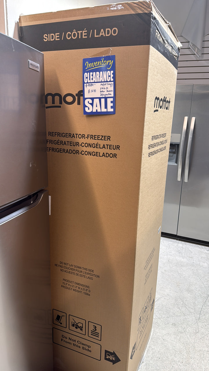 Moffat - 21.26 Inch 8.62 cu. ft Built In / Integrated Bottom Mount Refrigerator in Panel Ready - M2E9FPMKII
