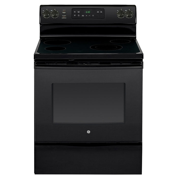 GE - 5 cu. ft Electric Range in Black - JCB635DKBB
