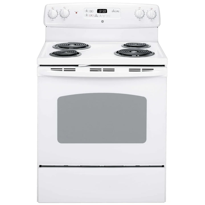 GE 30" Electric Freestanding Range with Storage Drawer White - JCBP240DMWW