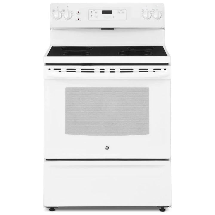 GE 5.0 Cu. Ft. Freestanding Electric Range White – JCBS630DKWW