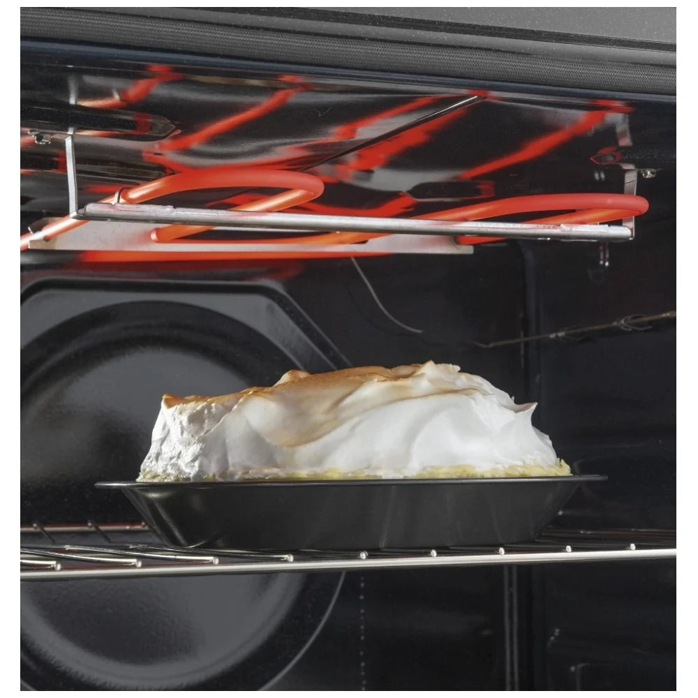 GE JCGAS640RMSS Range, 24" Exterior Width, Gas Range, Gas Burners, 4 Burners, 2.9 cu. ft. Capacity, Storage Drawer, 1 Ovens, 15K BTU, Front Controls, Stainless Steel colour