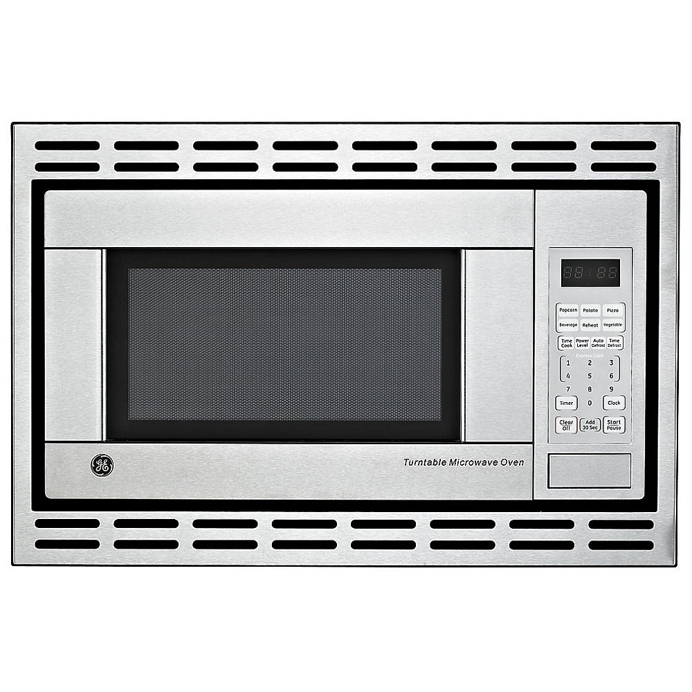 GE JE1140STC Built In Microwave, 20 inch Exterior Width, 1.1 cu. ft. Capacity, 1,100 W Watts, Stainless Steel colour