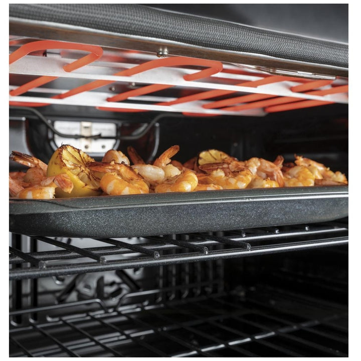 GE JKS3000DNWW Single Wall Oven, 27 inch Exterior Width, Self Clean, 4.3 cu. ft. Capacity, Wifi Enabled, White colour