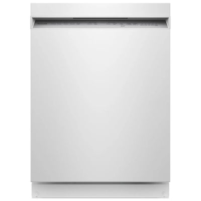 KitchenAid KDFS224SWH Dishwasher, 24 inch Exterior Width, 47 dB Decibel Level, Fully Integrated, Stainless Interior, 5 Wash Cycles, 13 Capacity (Place Settings), 3 Loading Racks, White colour
