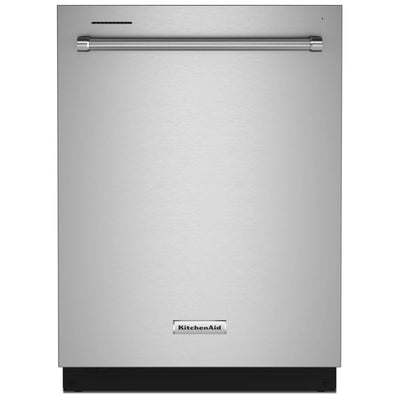 KitchenAid KDTM404KPS Dishwasher, 24 inch Exterior Width, 44 dB Decibel Level, Fully Integrated, Stainless Steel (Interior), 5 Wash Cycles, 16 Capacity (Place Settings), Stainless Steel colour Clean Water Wash System, FreeFlex Third Rack, SatinGlide Racks