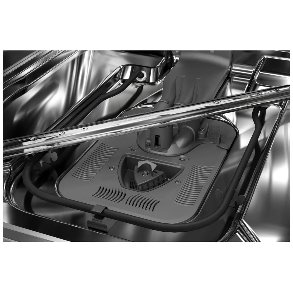 KitchenAid KDTM404KPS Dishwasher, 24 inch Exterior Width, 44 dB Decibel Level, Fully Integrated, Stainless Steel (Interior), 5 Wash Cycles, 16 Capacity (Place Settings), Stainless Steel colour Clean Water Wash System, FreeFlex Third Rack, SatinGlide Racks