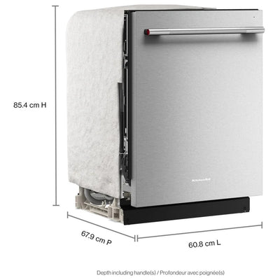 KitchenAid Built-In Dishwasher – Model KDTS224SJP0