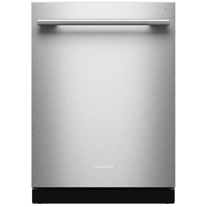 KitchenAid KDTS424SPS Dishwasher, 24 inch Exterior Width, 44 dB Decibel Level, Fully Integrated, Stainless Interior, 5 Wash Cycles, 16 Capacity (Place Settings), 3 Loading Racks, PrintShield Stainless Steel colour SatinGlide Racks